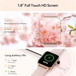 Women's Smart Watch with Alexa, Fitness Tracker, Waterproof