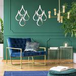 Weysat Teardrop Wall Mirror - 2 Pieces Set