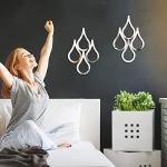 Weysat Teardrop Wall Mirror - 2 Pieces Set