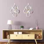 Weysat Teardrop Wall Mirror - 2 Pieces Set