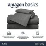 Amazon Basics King Bed Sheets Set, 100% Cotton