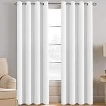 H.VERSAILTEX 84-Inch White Thermal Insulated Curtain