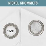 H.VERSAILTEX 84-Inch White Thermal Insulated Curtain