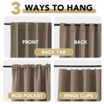 H.VERSAILTEX Blackout Curtains for Total Darkness