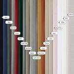 Lecloud Bessie White Kitchen Curtains - 36 Inch Set