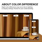 Gold Brown Velvet Pinch Pleat Curtains, 84 Inches