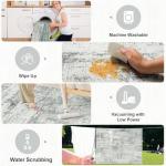 Washable 8x10 Modern Abstract Area Rug