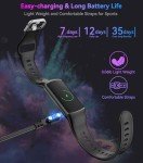 Smart Fitness Tracker Watch with Heart Rate Monitor