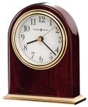 Bailey Tabletop Clock with Wooden Finish and Brass Accents