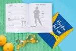 Happy & Free: 90-Day Food and Fitness Journal