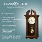 Howard Miller Malia Wall Clock with Brass Accents