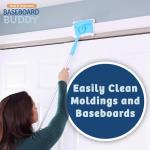 Baseboard Buddy Cleaning Tool with Reusable Pads