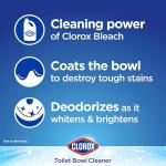 Clorox Toilet Bowl Cleaner with Bleach, 4 Pack