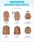 Kids' Long Sleeve Plaid Fall Dress, Small