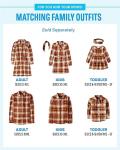 Kids' Long Sleeve Plaid Fall Dress, Small