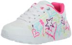 Skechers Girls Uno Lite My Drip Sneakers, White/Mint