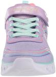Skechers Girls Heart Lights Sneakers, Lavender/Multi