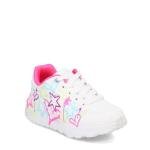 Skechers Girls Uno Lite My Drip Sneakers, White/Mint