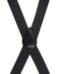 Dockers Men's Black Solid Suspenders