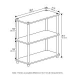 Furinno 3-Tier Corner Storage Shelves, Beech