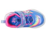 Skechers Girls Unicorn Chaser Sneaker, Blue Sparkle