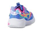 Skechers Girls Unicorn Chaser Sneaker, Blue Sparkle