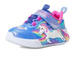 Skechers Girls Unicorn Chaser Sneaker, Blue Sparkle