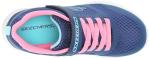 Skechers Girls Microspec Max Sneakers, Navy/Periwinkle
