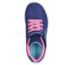 Skechers Girls Microspec Max Sneakers, Navy/Periwinkle