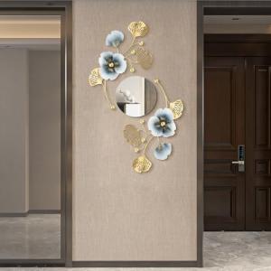Tandefio 3-Pc Ginkgo Leaf Metal Wall Mirrors