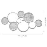 Large Silver Decorative Wall Mirror for Home