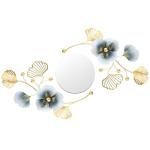 Tandefio 3-Pc Ginkgo Leaf Metal Wall Mirrors