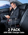 CarPlay USB-C Cable for iPhone & Android, 2 Pack