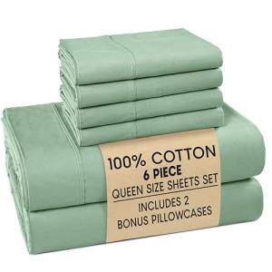 Casa Platino Queen Cotton Bed Sheets Set