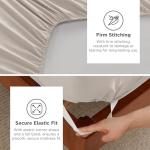 Bedsure Deep Pocket Cooling Queen Sheet Set