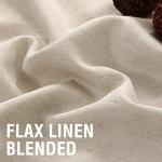 H.VERSAILTEX 84-Inch Linen Curtains 2-Panel Set