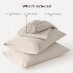 Bedsure Deep Pocket Cooling Queen Sheet Set