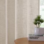 H.VERSAILTEX 84-Inch Linen Curtains 2-Panel Set
