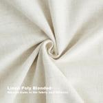 Natural Blackout Pinch Pleat Curtains, 95 Inch