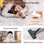 RELEANY 5'x7' Washable Non-Slip Area Rug