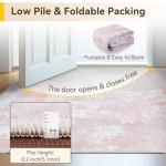 RELEANY 5'x7' Washable Non-Slip Area Rug