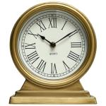 EMAX HOME Vintage Gold Mantle Table Clock