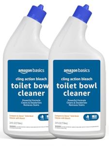 Amazon Basics Toilet Bowl Cleaner, Fresh Scent, 2-Pack