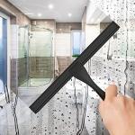 Stainless Steel Shower Squeegee with 2 Hooks