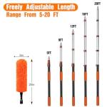 LAANPOLE 26FT High Reach Duster Cleaning Kit