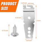 Dishwasher Mounting Brackets with Screws - 2 Pack