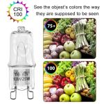 WokHok 25W High Temp Microwave Bulbs, 8 Pack