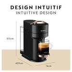 Nespresso Vertuo Next Coffee Machine, Black/Rose Gold