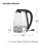 Hamilton Beach 1.7L Electric Kettle with Auto-Shutoff
