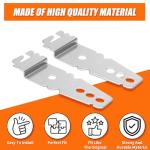 Dishwasher Mounting Brackets with Screws - 2 Pack